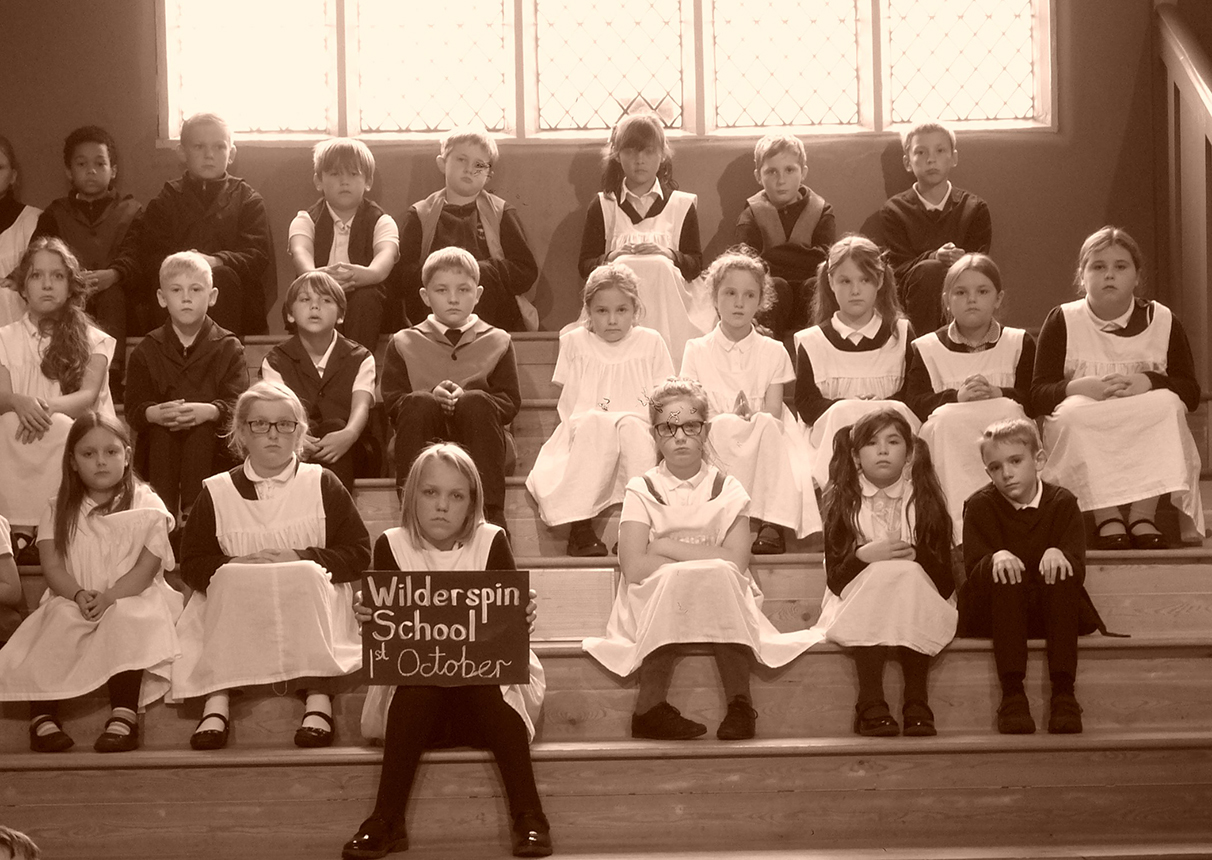 olden day school uniform